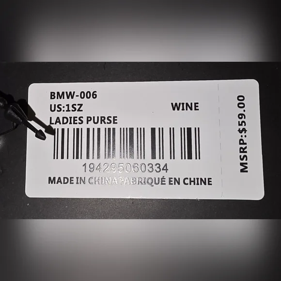 Wine Colored Badgley Mischka Wallet - Picture 8 of 8